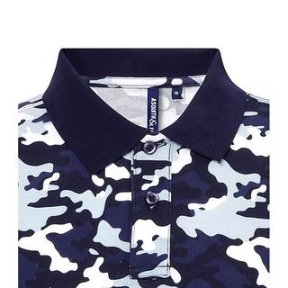 Asquith & Fox  Camo Poloshirt 