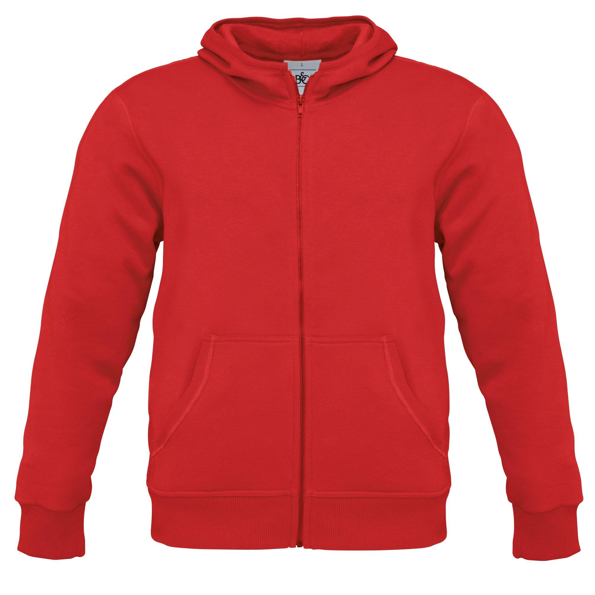 Image of B&c Kapuzenjacke Herren Rot Bunt M