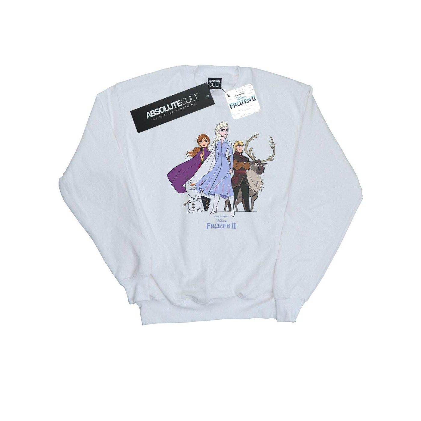 Image of Frozen 2 Group Sweatshirt Unisex Weiss 116