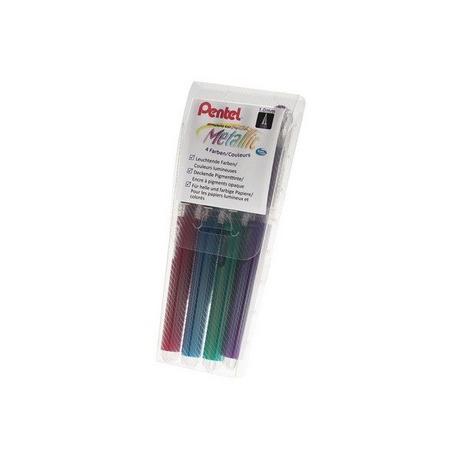 Pentel PENTEL Roller Hybrid Gel Grip 1.0mm K230M-4 rot, blau, grün, violett  