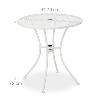 Northix Table de jardin avec trou pour parasol  