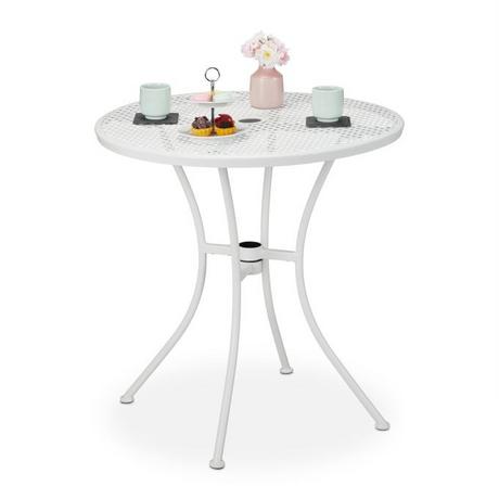 Northix Table de jardin avec trou pour parasol  