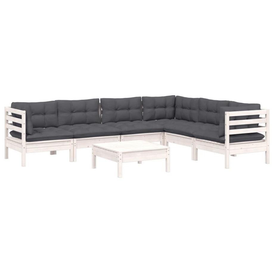 VidaXL set salotto da giardino Legno di pino  