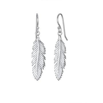 Boucles d'Oreilles Femmes Pendentif D'oreilles Plume Boho