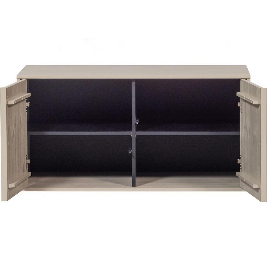 mutoni Schrank Daily Double Kiefer dakargrau 100x50  