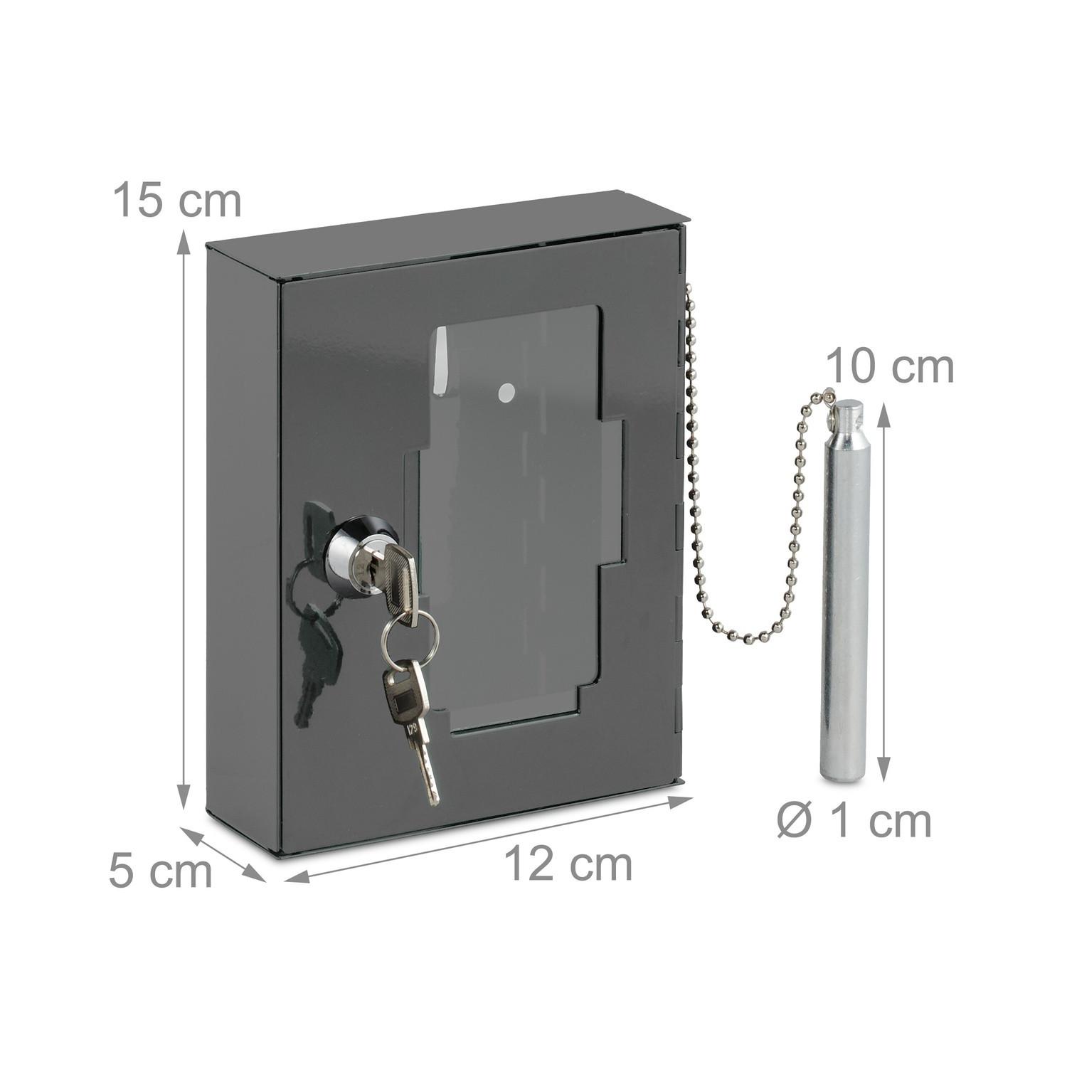 Northix Notschlüsselkasten mit Klappe  