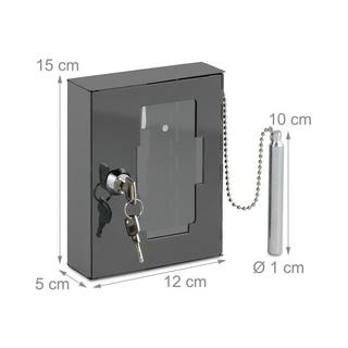 Northix Notschlüsselkasten mit Klappe  