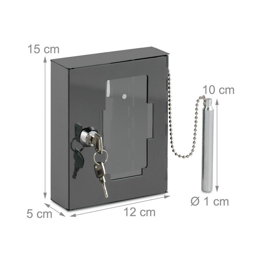 Northix Notschlüsselkasten mit Klappe  