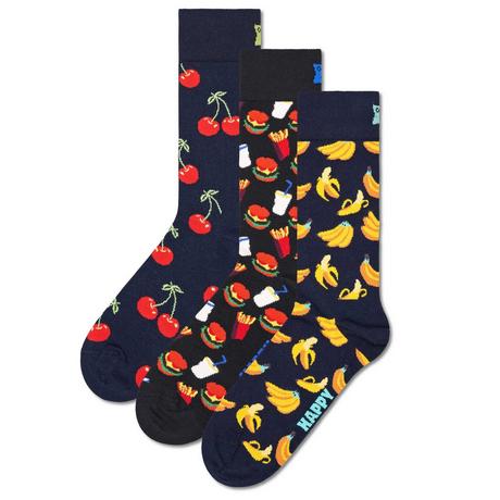 Happy Socks Triopack Wadenlange Socken  
