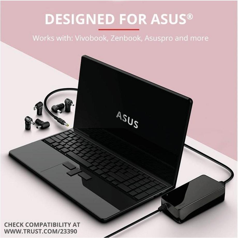Trust Computer  Netzteil 90 W Maxo für Asus Notebooks 