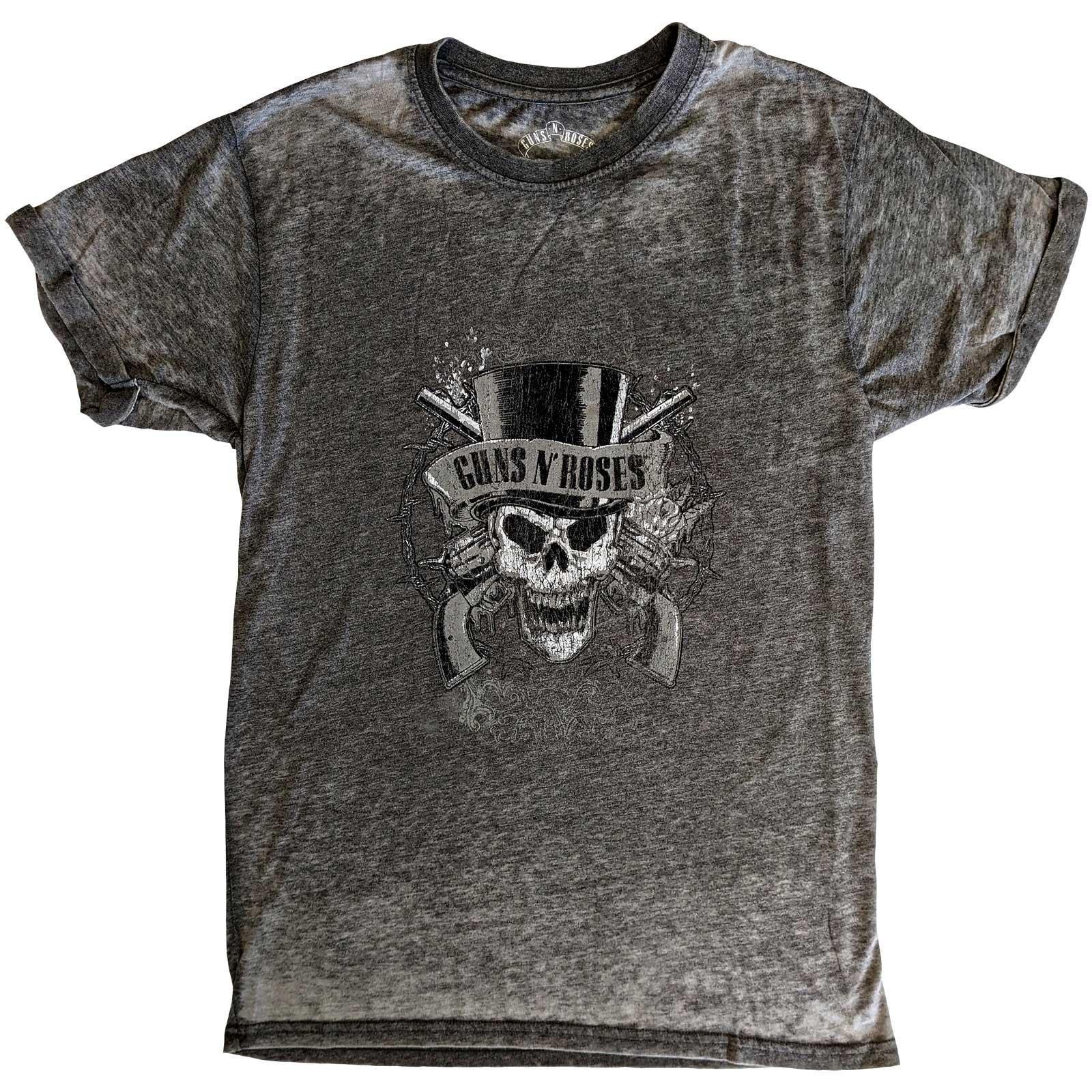 Guns N Roses  Faded Skull TShirt 