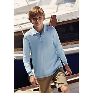 Fruit of the Loom  Polo Shirt, Langarm 