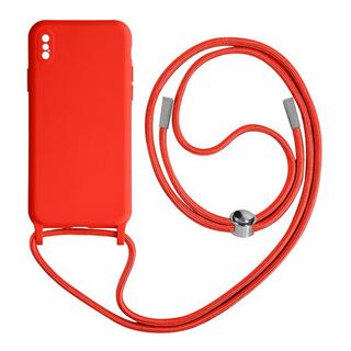 Avizar  Coque cordon iPhone XS Max Rouge 