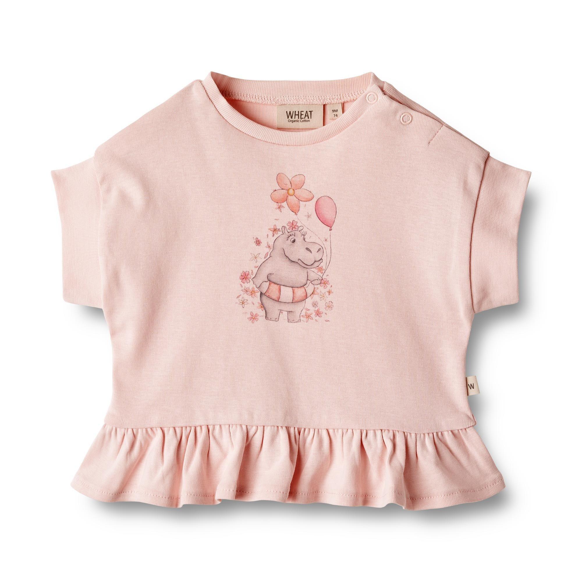 Image of Baby T-shirt Lulu Unisex Rosa 80