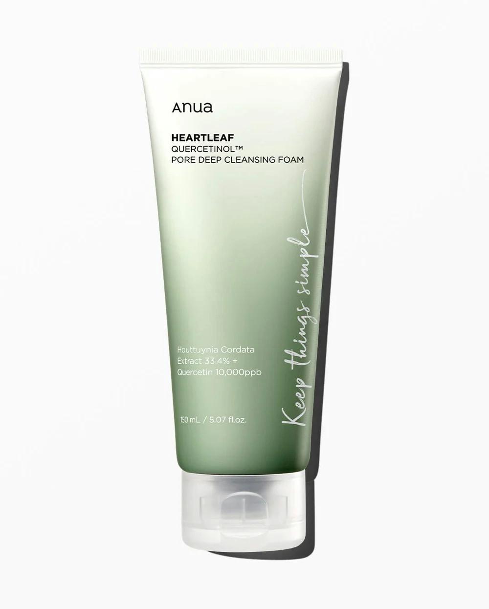 Anua  Heartleaf Quercetinol Pore Deep Cleansing Foam 