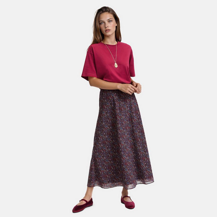 La Redoute Collections T-shirt col rond manches courtes  