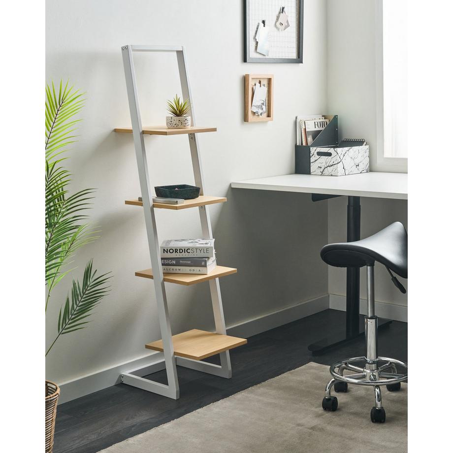 Beliani Mobile con 4 ripiani en Pannello di fibre (LDF) Moderno JOPLIN  