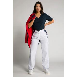 Ulla Popken  Pantalon fonctionnel, poches zippées, velcro 