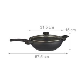 B2X Poêle wok avec couvercle  