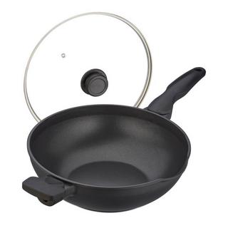 B2X Poêle wok avec couvercle  