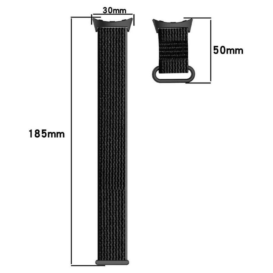 Cover-Discount  Google Pixel Watch 3 - 45mm - Cinturino nylon flessibile con velcro 