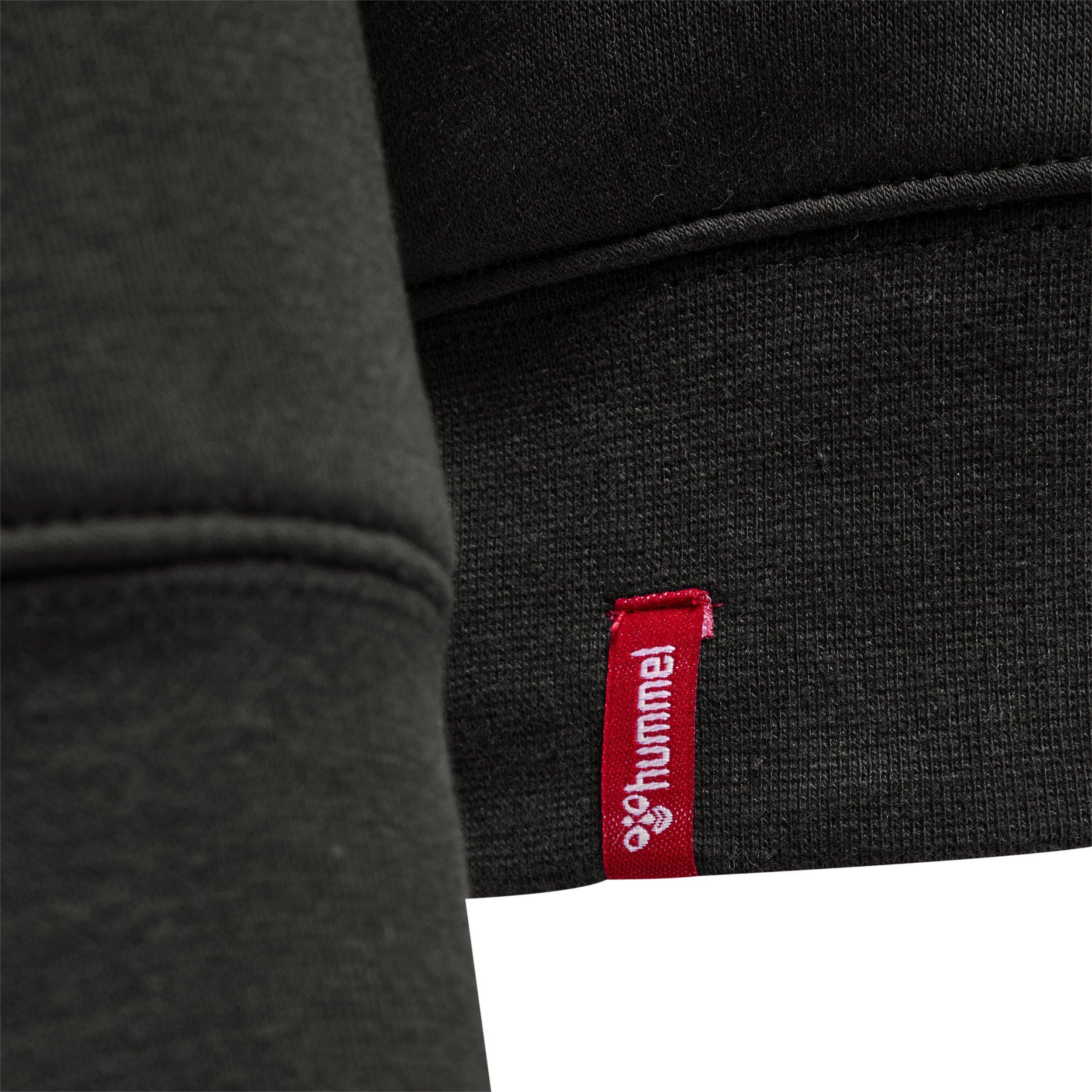 Hummel  felpa con cappuccio e zip red heavy 