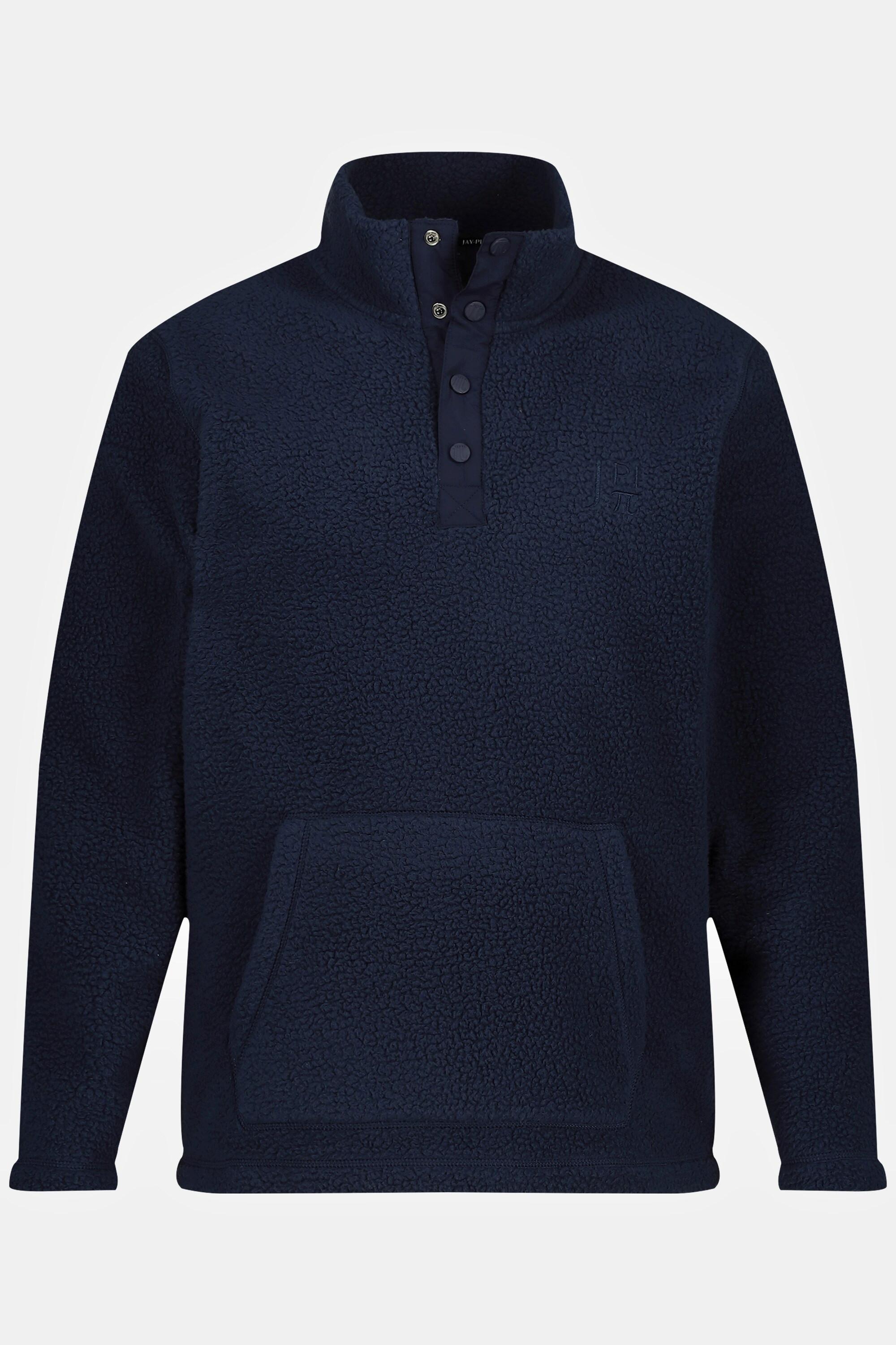 JP1880  Pullover polo in pile da sci con collo polo e maniche lunghe 