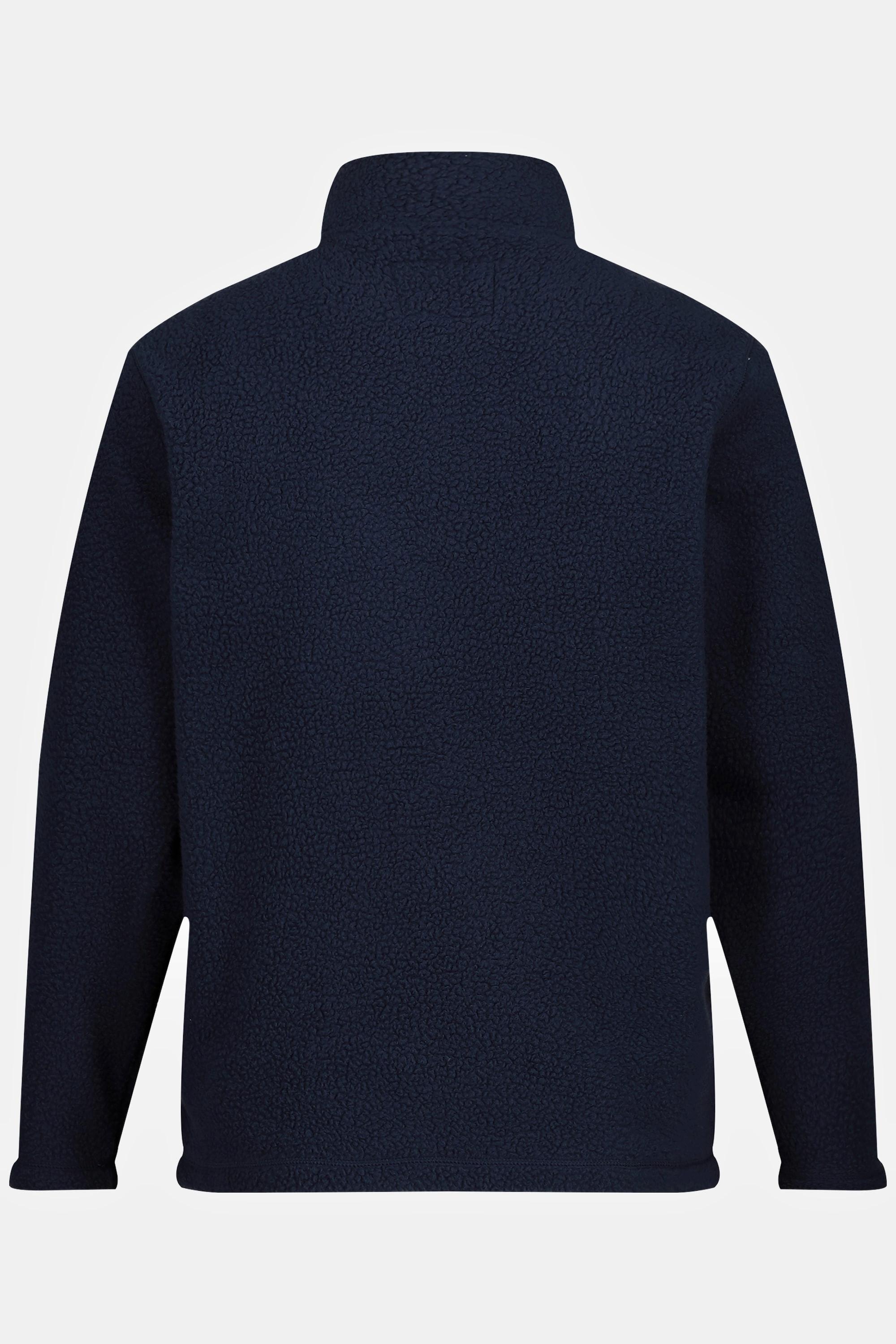 JP1880  Pullover polo in pile da sci con collo polo e maniche lunghe 