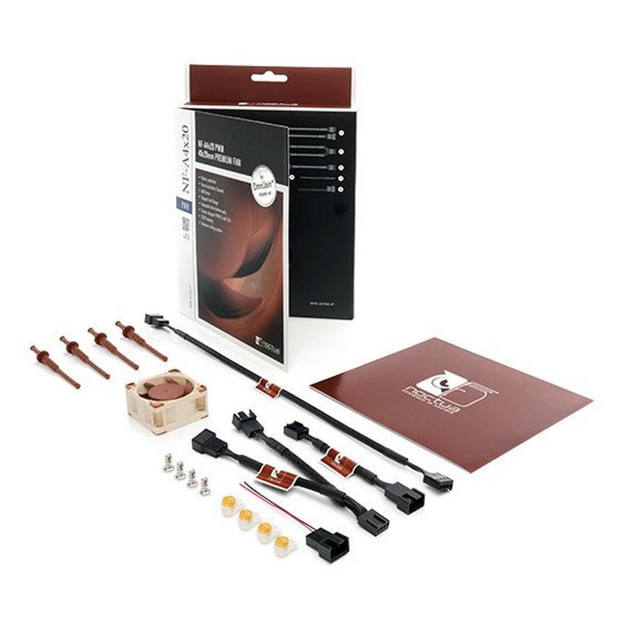 Noctua  NF-A4x20 PWM Boitier PC Ventilateur 4 cm Beige, Marron 