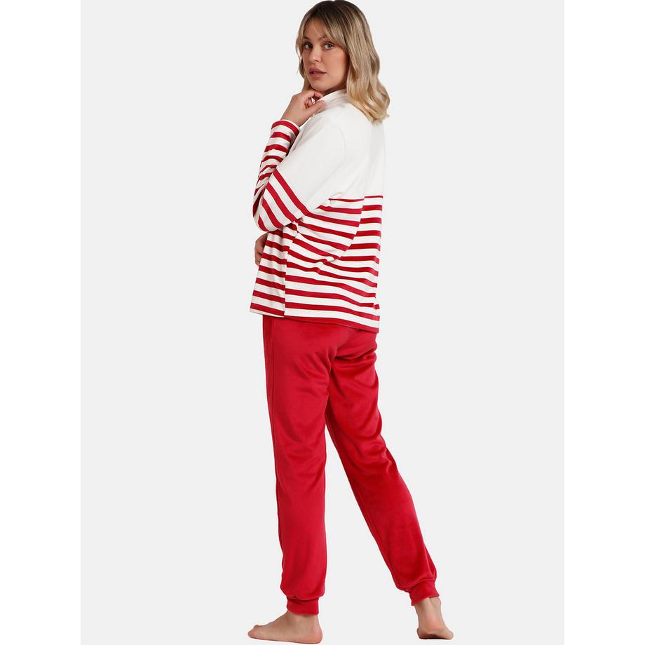 Admas Velvet King Mickey Langarm Pyjama Set  