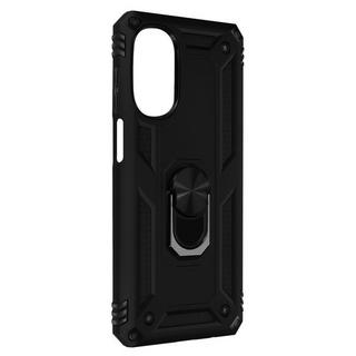 Avizar  Cover con Anello Moto G52 / G82 Nera 