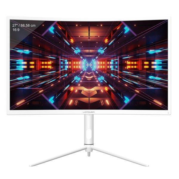 LC-POWER  LC-M27-QHD-240-C-K Computerbildschirm 68,6 cm (27") 2560 x 1440 Pixel Quad HD Weiß 