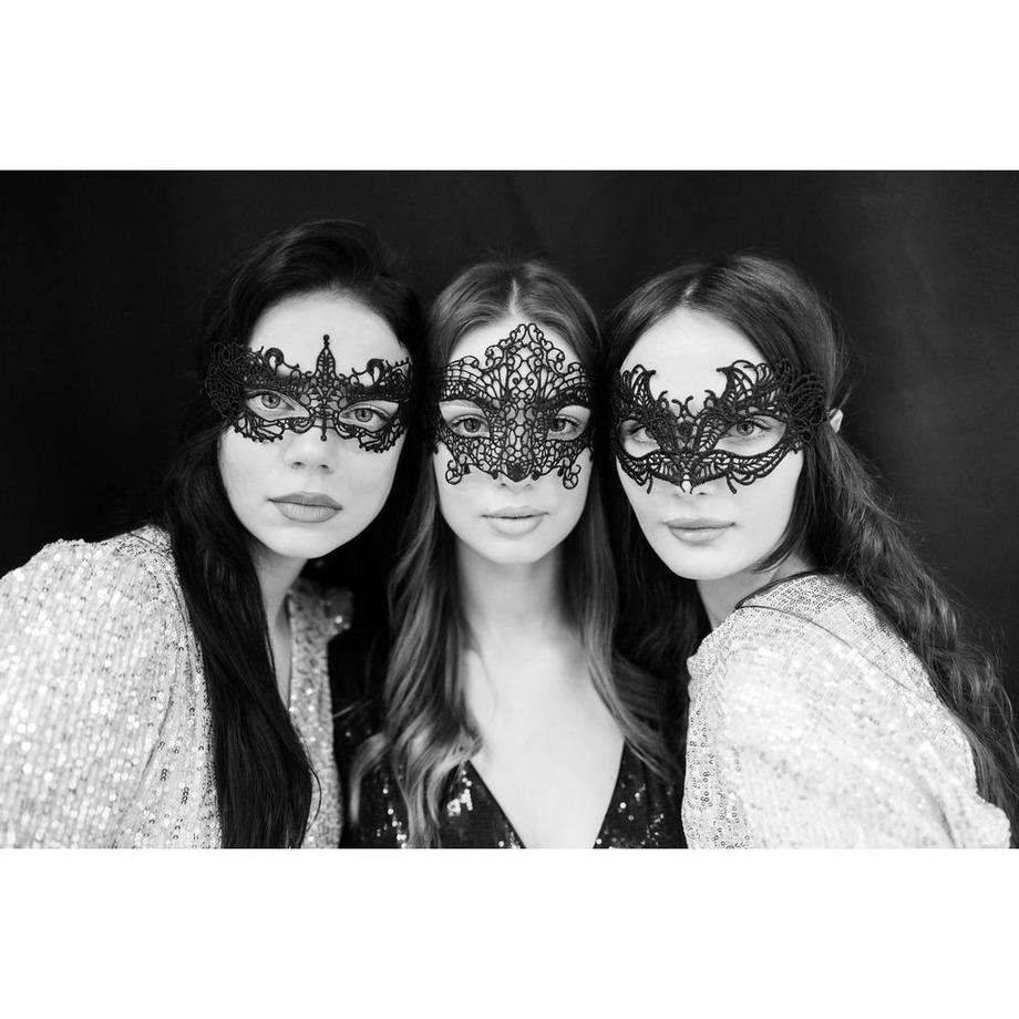 PartyDeco  Partyaccessoire Maske aus Spitze 