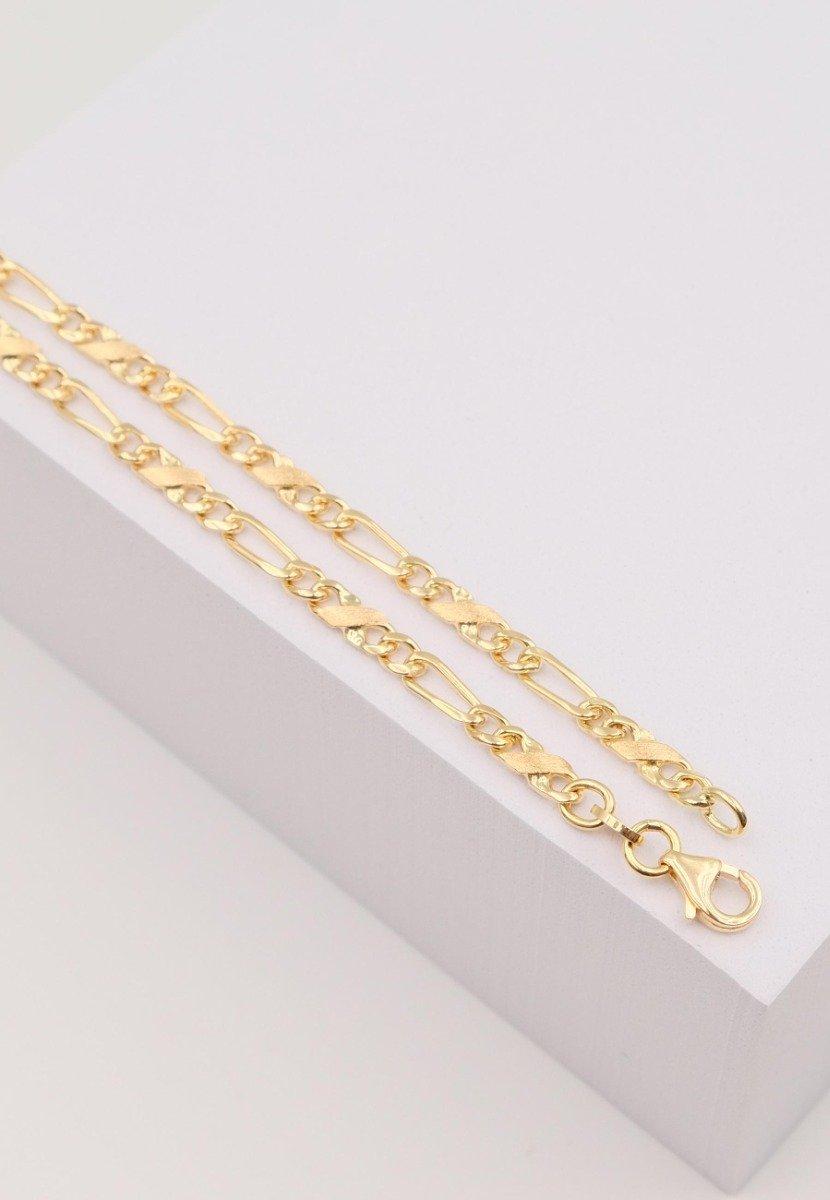 MUAU Schmuck  Collier CarreraFigaro Gelbgold 750, 3.5mm, 60cm 
