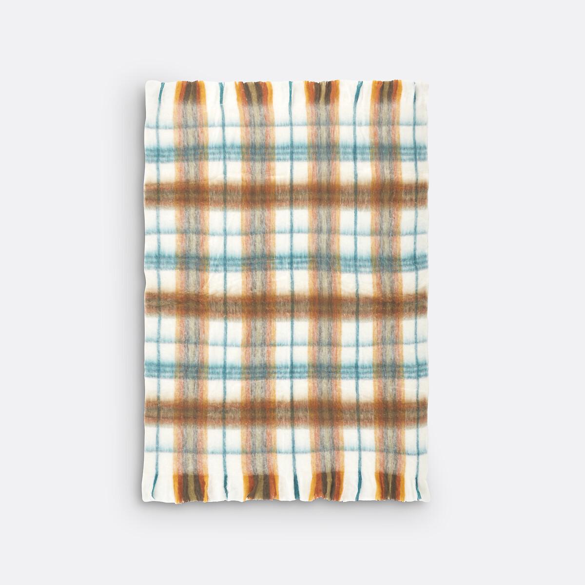 La Redoute Intérieurs Armand Karierte Decke mit Fransen  