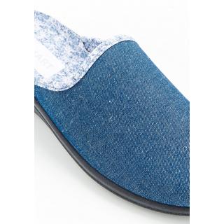 Damart  Mules en textile fantaisie 