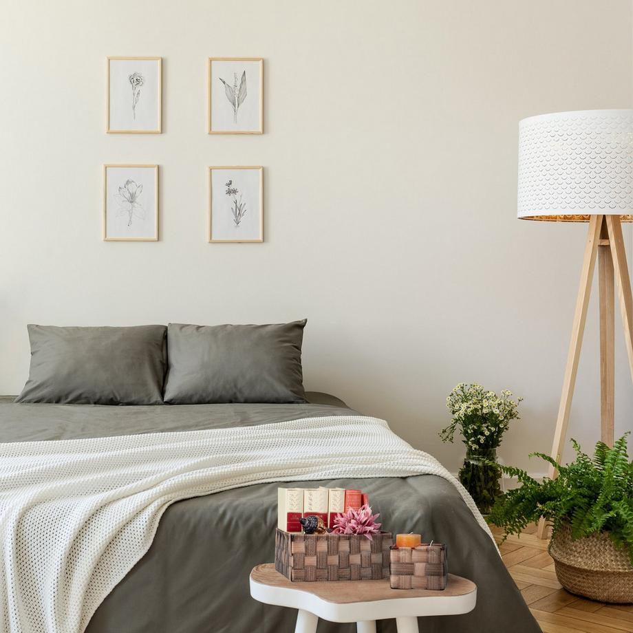 Northix Set di 6 cestini portaoggetti in plastica  