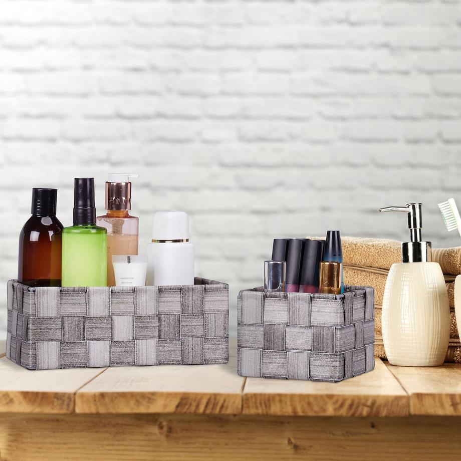 Northix Set di 6 cestini portaoggetti in plastica  