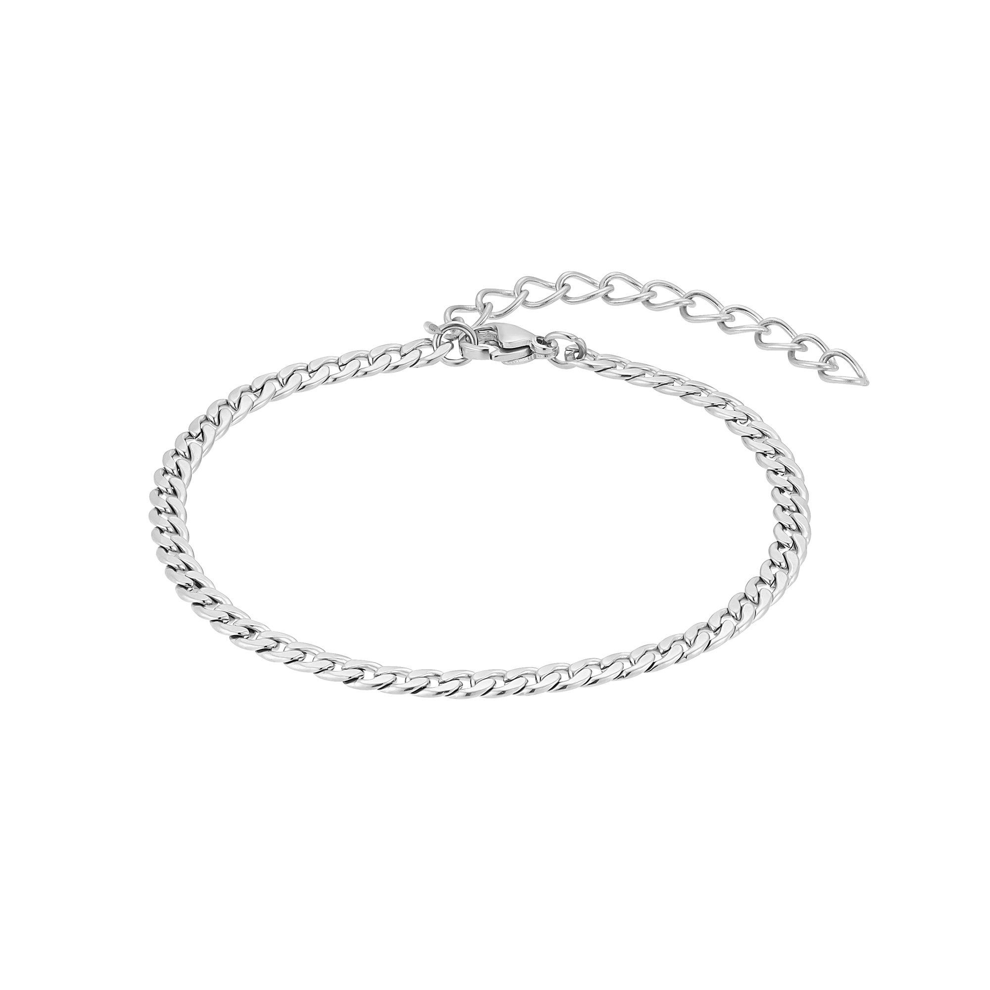 Image of Luana Panzerarmband Damen Silber ONE SIZE