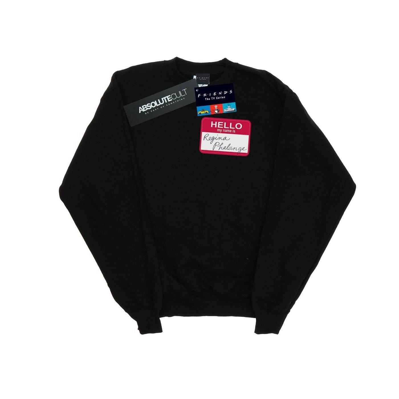 Image of Regina Phalange Name Tag Sweatshirt Jungen Schwarz 140/146