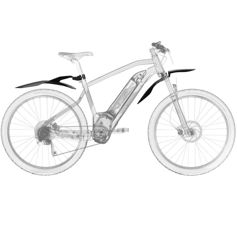 ROCKRIDER  Set parafango bici anteriore + posteriore 