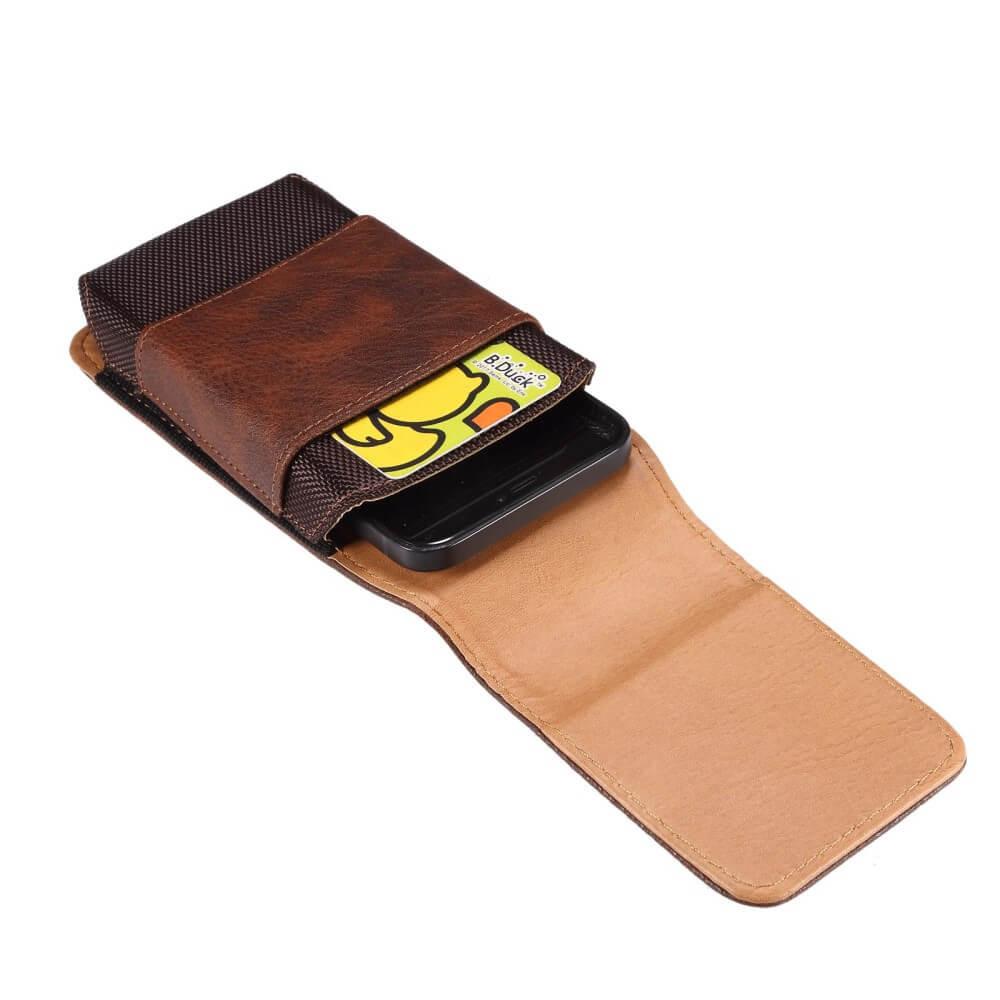 Cover-Discount  Nylon - cuir sacoche ceinture avec porte carte noir / M 