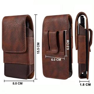 Cover-Discount  Borsa da cintura in pelle e nylon nero / M 