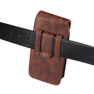 Cover-Discount  Borsa da cintura in pelle e nylon nero / M 