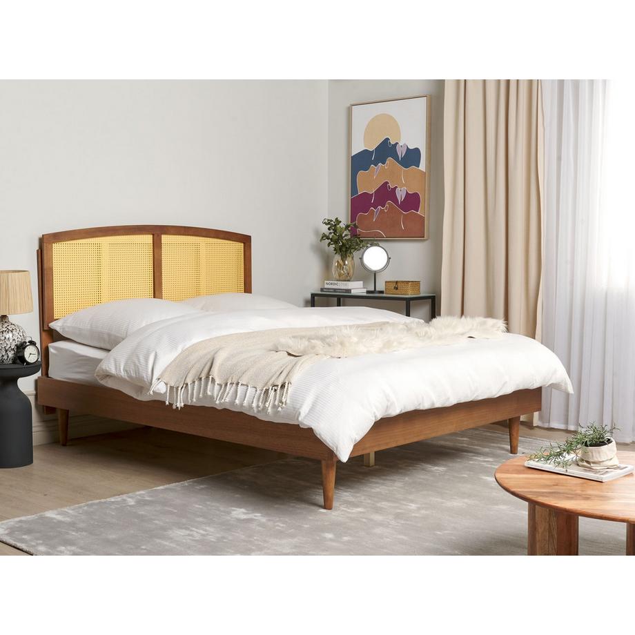 Beliani Letto en Legno di caucciù  VARZY  