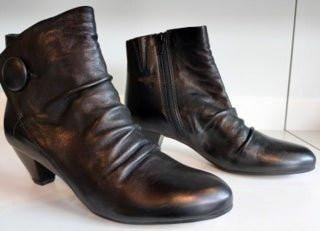 Image of Litmus Test - Leder Stiefelette Unisex Schwarz 39