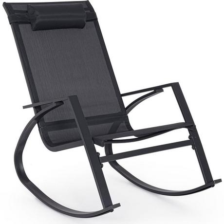 mutoni Chaise à bascule Demid anthracite  