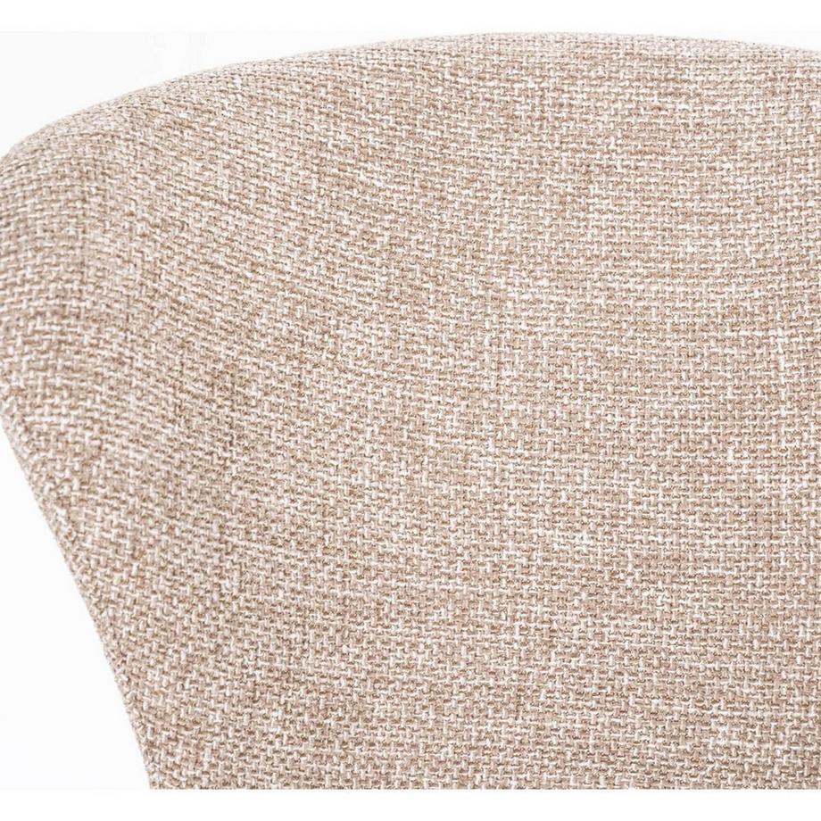 mutoni Sedia da pranzo Spinner taupe  