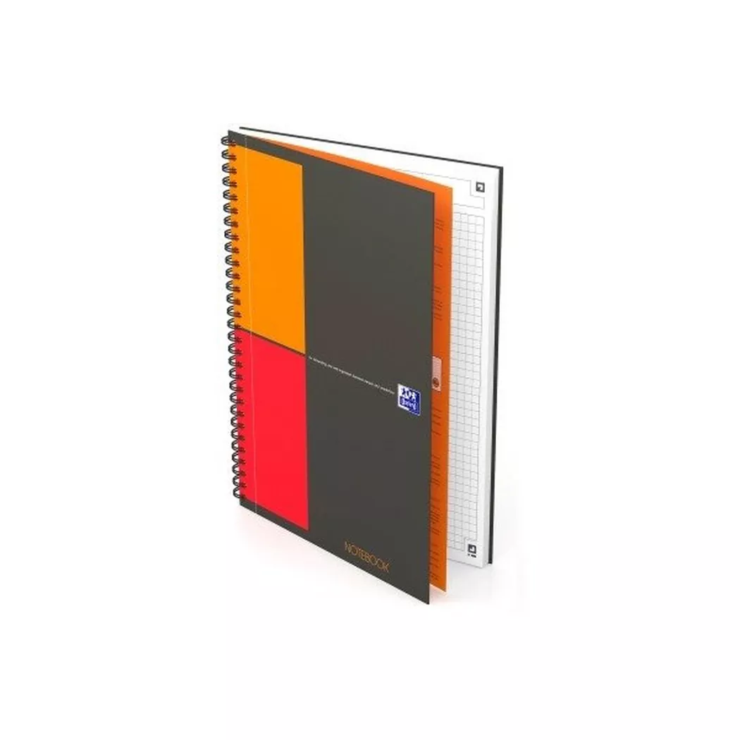Oxford International Spiral-Notizbuch NOTEBOOK, B5, kariert