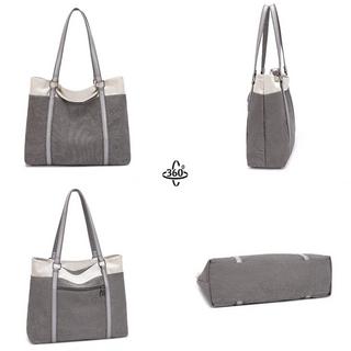 Only-bags.store  Handtasche Umhängetasche Canvas Casual Große Tasche Shopper Elegant für Büro Schule Arbeit 